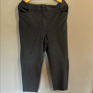Loft Grey Cropped Pants